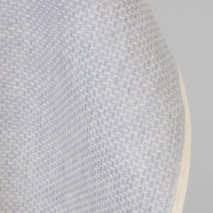 Ľanovo-vlnená tkanina fialový a biely drobný vzor