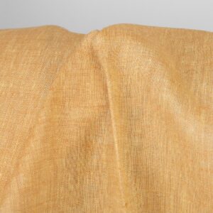 Ľanová látka svetložltá a ílová melanž