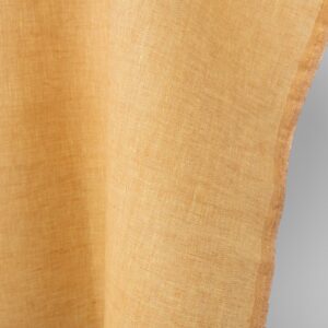 Ľanová látka svetložltá a ílová melanž
