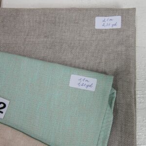 Odstrižky ľanových látok, sada č.632