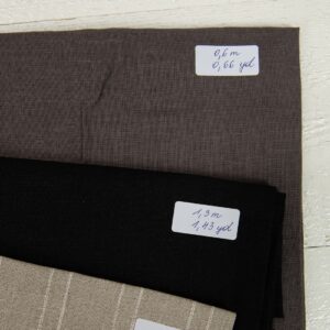 Odstrižky ľanových látok, sada č.636