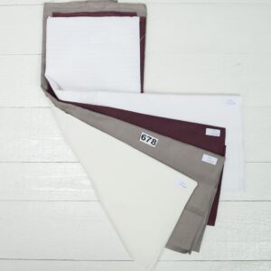 Odstrižky ľanových látok, sada č.678