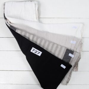 Ľanové odstrižky látky, sada č. 727