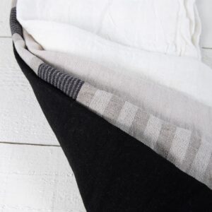 Ľanové odstrižky látky, sada č. 727