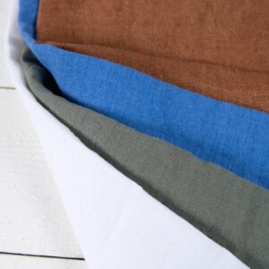 Ľanové odstrižky látky, sada č. 729