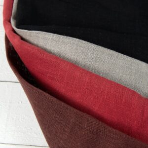 Ľanové odstrižky látky, sada č. 754