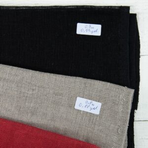 Ľanové odstrižky látky, sada č. 754