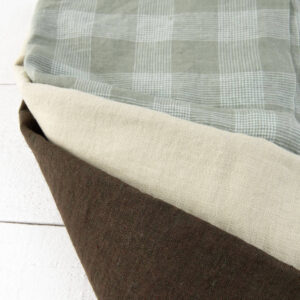 Ľanové odstrižky látky, sada č. 770