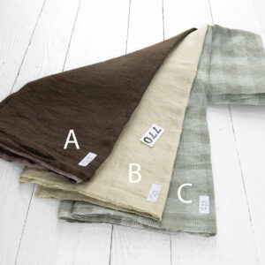 Ľanové odstrižky látky, sada č. 770