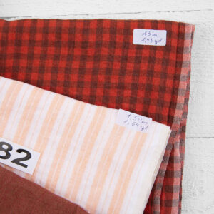 Ľanové odstrižky látky, sada č. 782