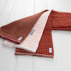 Ľanové odstrižky látky, sada č. 782