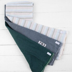 Ľanové odstrižky látky, sada č. 783