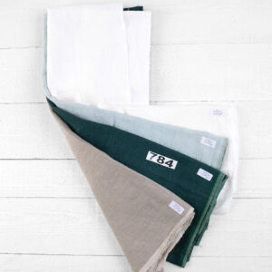 Ľanové odstrižky látky, sada č. 784