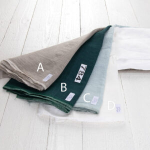 Ľanové odstrižky látky, sada č. 784