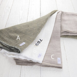 Ľanové odstrižky látky, sada č. 789