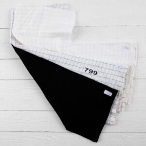 Ľanové odstrižky látky, sada č. 799