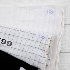 Ľanové odstrižky látky, sada č. 799