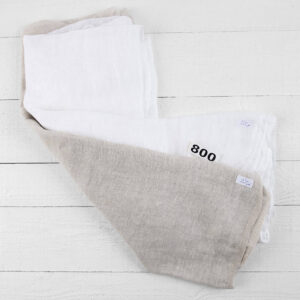 Ľanové odstrižky látky, sada č. 800