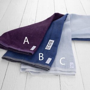 Ľanové odstrižky látky, sada č. 803