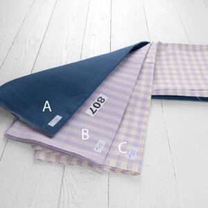 Ľanové odstrižky látky, sada č. 807