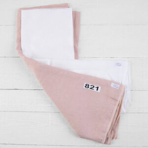 Ľanové odstrižky látky, sada č. 821