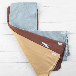 Ľanovo-bavlnené strihy látok, súprava č. 830