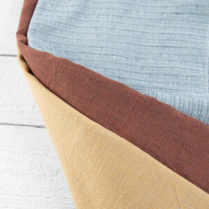 Ľanovo-bavlnené strihy látok, súprava č. 830