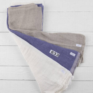 Ľanové odstrižky látky, sada č. 833