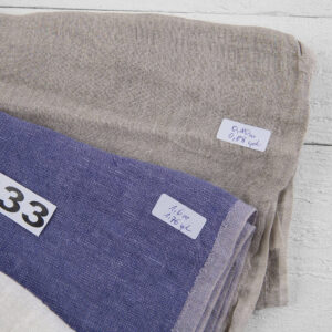 Ľanové odstrižky látky, sada č. 833