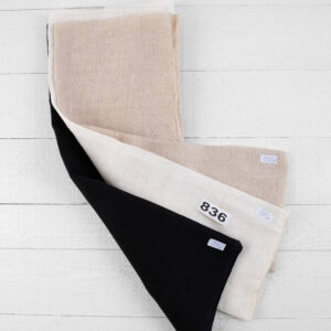 Ľanové odstrižky látky, sada č. 836