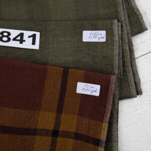 Ľanové odstrižky látky, sada č. 841