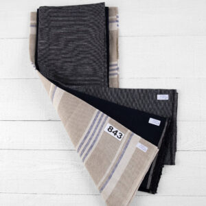 Ľanové odstrižky látky, sada č. 843