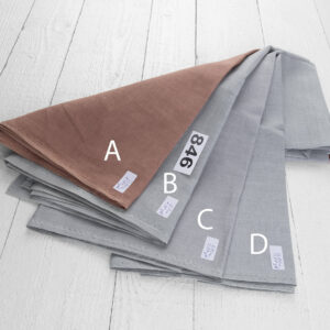 Ľanové odstrižky látky, sada č. 846