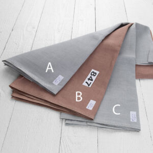 Ľanové odstrižky látky, sada č. 847