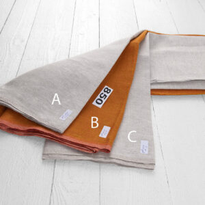 Ľanové odstrižky látky, sada č. 850