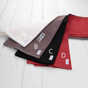 Ľanové odstrižky látky, sada č. 858