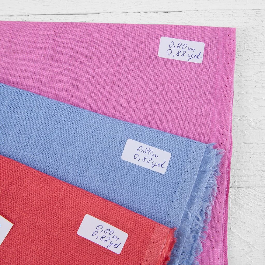 Linen Fabric Cuts, Set No. 862