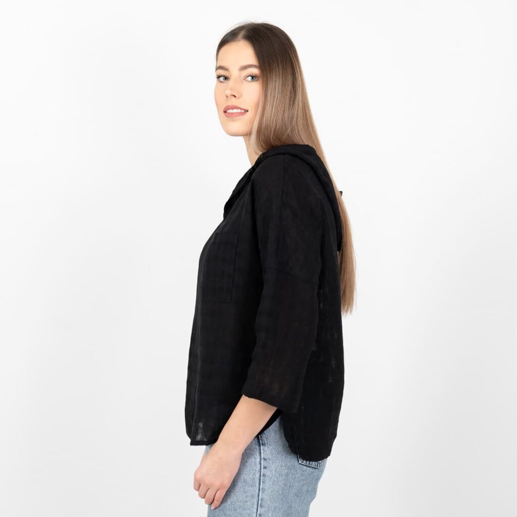MYRIAM Blúzka čierna – Obrázok 3