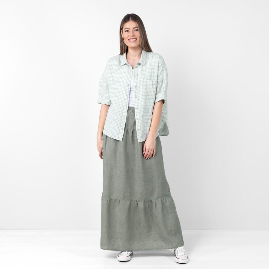 EILA Košeľa zelenkavá – Obrázok 3