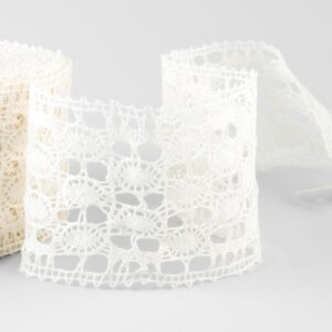 Ľanová čipka smotanová č. 71