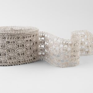 Ľanová čipka prírodná č. 72