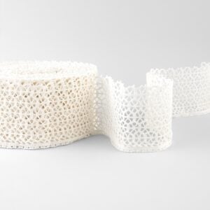 Ľanová čipka smotanová č. 73