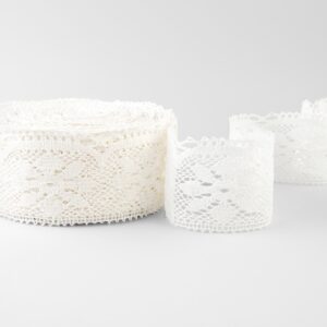 Ľanová čipka smotanová č. 83