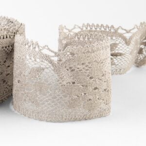 Ľanová čipka prírodná č. 84