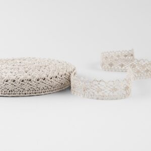 Ľanová čipka prírodná č. 102