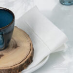 TANGO Stolový obrúsok biely