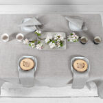 TANGO Obrus svetlosivý