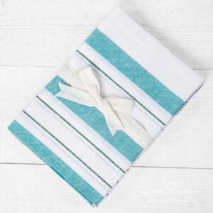 Linen cotton kitchen towels set of 5pcs.