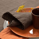 GAMMA Stolová servítka hnedá