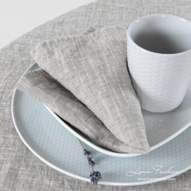 Light grey napkin, astra.